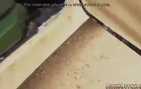 كبير tit في سن المراهقة يحصل نائب الرئيس مغطى الوجه بعد الجنس الشرجي الخام.